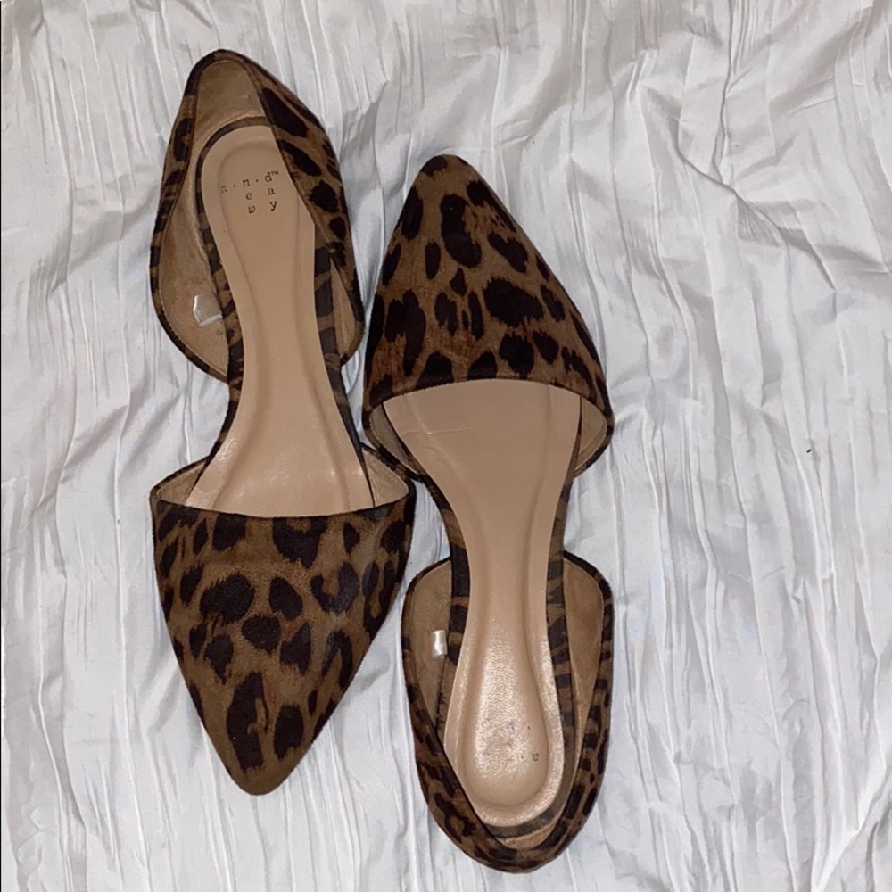 cheetah print flats